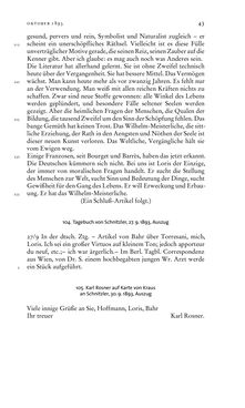 Image of the Page - 43 - in Arthur Schnitzler & Hermann Bahr - Briefwechsel, Aufzeichnungen, Dokumente 1891–1931