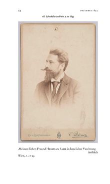 Image of the Page - 54 - in Arthur Schnitzler & Hermann Bahr - Briefwechsel, Aufzeichnungen, Dokumente 1891–1931