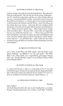 Image of the Page - 65 - in Arthur Schnitzler & Hermann Bahr - Briefwechsel, Aufzeichnungen, Dokumente 1891–1931