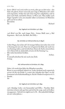 Bild der Seite - 73 - in Arthur Schnitzler & Hermann Bahr - Briefwechsel, Aufzeichnungen, Dokumente 1891–1931