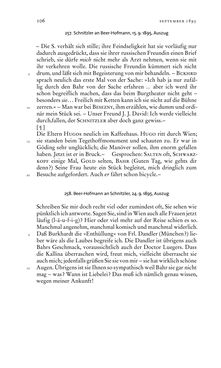 Image of the Page - 106 - in Arthur Schnitzler & Hermann Bahr - Briefwechsel, Aufzeichnungen, Dokumente 1891–1931