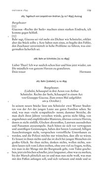 Image of the Page - 109 - in Arthur Schnitzler & Hermann Bahr - Briefwechsel, Aufzeichnungen, Dokumente 1891–1931