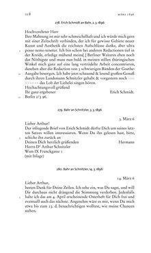 Bild der Seite - 118 - in Arthur Schnitzler & Hermann Bahr - Briefwechsel, Aufzeichnungen, Dokumente 1891–1931