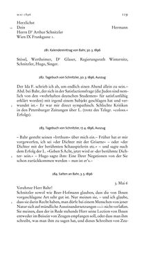 Bild der Seite - 119 - in Arthur Schnitzler & Hermann Bahr - Briefwechsel, Aufzeichnungen, Dokumente 1891–1931