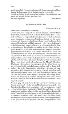 Bild der Seite - 120 - in Arthur Schnitzler & Hermann Bahr - Briefwechsel, Aufzeichnungen, Dokumente 1891–1931