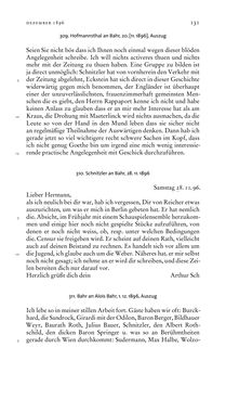 Image of the Page - 131 - in Arthur Schnitzler & Hermann Bahr - Briefwechsel, Aufzeichnungen, Dokumente 1891–1931