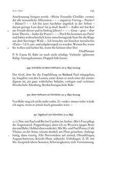 Bild der Seite - 143 - in Arthur Schnitzler & Hermann Bahr - Briefwechsel, Aufzeichnungen, Dokumente 1891–1931