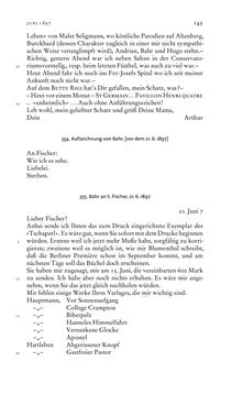 Image of the Page - 145 - in Arthur Schnitzler & Hermann Bahr - Briefwechsel, Aufzeichnungen, Dokumente 1891–1931