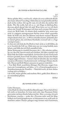 Image of the Page - 149 - in Arthur Schnitzler & Hermann Bahr - Briefwechsel, Aufzeichnungen, Dokumente 1891–1931