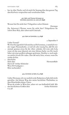 Bild der Seite - 163 - in Arthur Schnitzler & Hermann Bahr - Briefwechsel, Aufzeichnungen, Dokumente 1891–1931