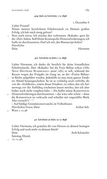 Bild der Seite - 165 - in Arthur Schnitzler & Hermann Bahr - Briefwechsel, Aufzeichnungen, Dokumente 1891–1931