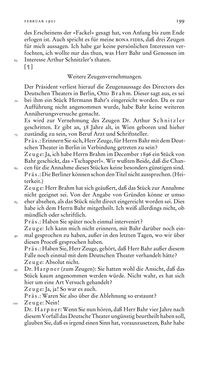 Image of the Page - 199 - in Arthur Schnitzler & Hermann Bahr - Briefwechsel, Aufzeichnungen, Dokumente 1891–1931