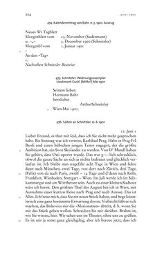 Image of the Page - 204 - in Arthur Schnitzler & Hermann Bahr - Briefwechsel, Aufzeichnungen, Dokumente 1891–1931