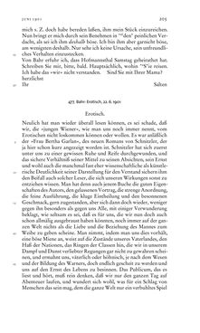 Image of the Page - 205 - in Arthur Schnitzler & Hermann Bahr - Briefwechsel, Aufzeichnungen, Dokumente 1891–1931