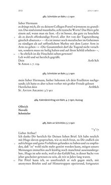 Bild der Seite - 212 - in Arthur Schnitzler & Hermann Bahr - Briefwechsel, Aufzeichnungen, Dokumente 1891–1931