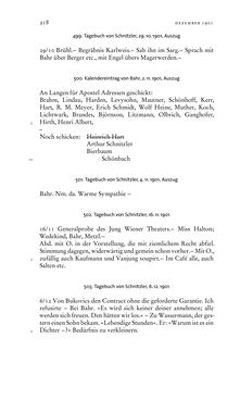 Bild der Seite - 218 - in Arthur Schnitzler & Hermann Bahr - Briefwechsel, Aufzeichnungen, Dokumente 1891–1931