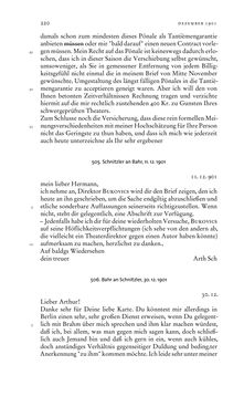 Image of the Page - 220 - in Arthur Schnitzler & Hermann Bahr - Briefwechsel, Aufzeichnungen, Dokumente 1891–1931