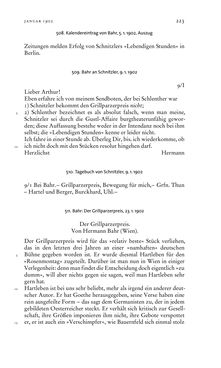 Bild der Seite - 223 - in Arthur Schnitzler & Hermann Bahr - Briefwechsel, Aufzeichnungen, Dokumente 1891–1931