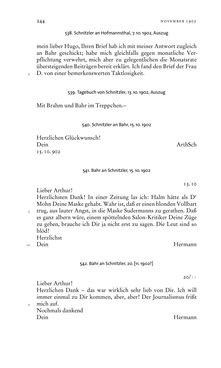 Image of the Page - 244 - in Arthur Schnitzler & Hermann Bahr - Briefwechsel, Aufzeichnungen, Dokumente 1891–1931