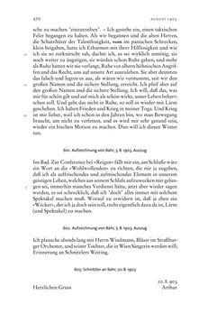 Image of the Page - 270 - in Arthur Schnitzler & Hermann Bahr - Briefwechsel, Aufzeichnungen, Dokumente 1891–1931