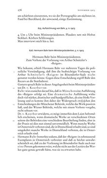 Image of the Page - 276 - in Arthur Schnitzler & Hermann Bahr - Briefwechsel, Aufzeichnungen, Dokumente 1891–1931