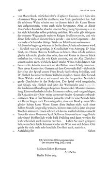 Bild der Seite - 298 - in Arthur Schnitzler & Hermann Bahr - Briefwechsel, Aufzeichnungen, Dokumente 1891–1931