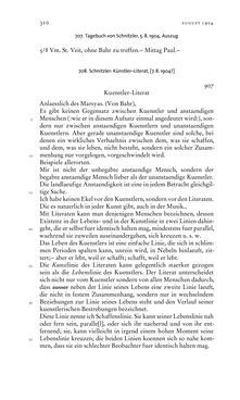 Bild der Seite - 310 - in Arthur Schnitzler & Hermann Bahr - Briefwechsel, Aufzeichnungen, Dokumente 1891–1931