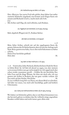 Bild der Seite - 315 - in Arthur Schnitzler & Hermann Bahr - Briefwechsel, Aufzeichnungen, Dokumente 1891–1931