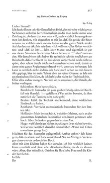 Image of the Page - 317 - in Arthur Schnitzler & Hermann Bahr - Briefwechsel, Aufzeichnungen, Dokumente 1891–1931