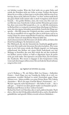 Image of the Page - 323 - in Arthur Schnitzler & Hermann Bahr - Briefwechsel, Aufzeichnungen, Dokumente 1891–1931