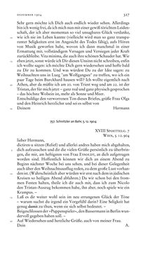 Image of the Page - 327 - in Arthur Schnitzler & Hermann Bahr - Briefwechsel, Aufzeichnungen, Dokumente 1891–1931