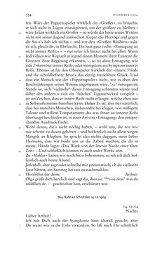 Image of the Page - 334 - in Arthur Schnitzler & Hermann Bahr - Briefwechsel, Aufzeichnungen, Dokumente 1891–1931