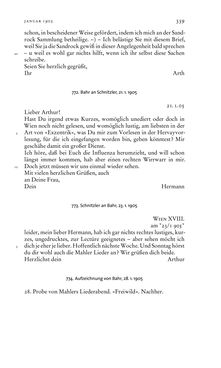 Bild der Seite - 339 - in Arthur Schnitzler & Hermann Bahr - Briefwechsel, Aufzeichnungen, Dokumente 1891–1931