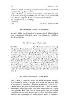 Image of the Page - 382 - in Arthur Schnitzler & Hermann Bahr - Briefwechsel, Aufzeichnungen, Dokumente 1891–1931