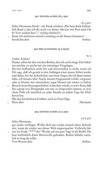 Image of the Page - 393 - in Arthur Schnitzler & Hermann Bahr - Briefwechsel, Aufzeichnungen, Dokumente 1891–1931