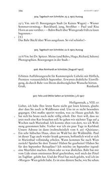 Bild der Seite - 394 - in Arthur Schnitzler & Hermann Bahr - Briefwechsel, Aufzeichnungen, Dokumente 1891–1931