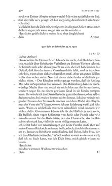 Image of the Page - 400 - in Arthur Schnitzler & Hermann Bahr - Briefwechsel, Aufzeichnungen, Dokumente 1891–1931