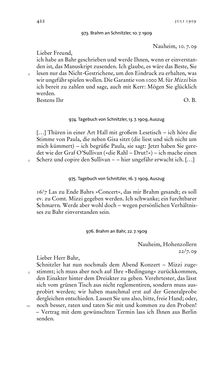 Image of the Page - 422 - in Arthur Schnitzler & Hermann Bahr - Briefwechsel, Aufzeichnungen, Dokumente 1891–1931