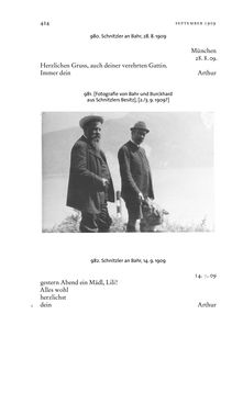 Bild der Seite - 424 - in Arthur Schnitzler & Hermann Bahr - Briefwechsel, Aufzeichnungen, Dokumente 1891–1931