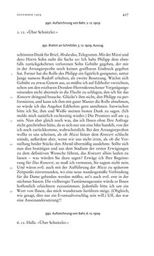 Image of the Page - 427 - in Arthur Schnitzler & Hermann Bahr - Briefwechsel, Aufzeichnungen, Dokumente 1891–1931