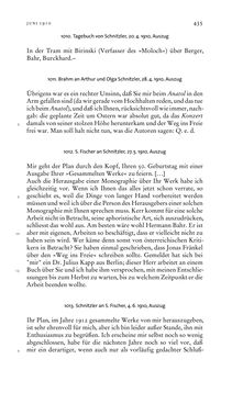 Image of the Page - 435 - in Arthur Schnitzler & Hermann Bahr - Briefwechsel, Aufzeichnungen, Dokumente 1891–1931