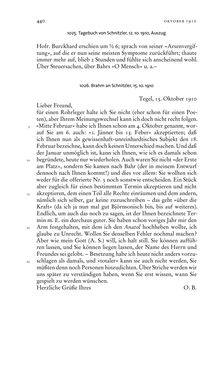 Image of the Page - 440 - in Arthur Schnitzler & Hermann Bahr - Briefwechsel, Aufzeichnungen, Dokumente 1891–1931