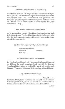 Bild der Seite - 461 - in Arthur Schnitzler & Hermann Bahr - Briefwechsel, Aufzeichnungen, Dokumente 1891–1931