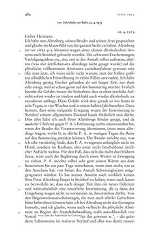 Image of the Page - 484 - in Arthur Schnitzler & Hermann Bahr - Briefwechsel, Aufzeichnungen, Dokumente 1891–1931