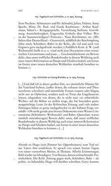 Image of the Page - 500 - in Arthur Schnitzler & Hermann Bahr - Briefwechsel, Aufzeichnungen, Dokumente 1891–1931