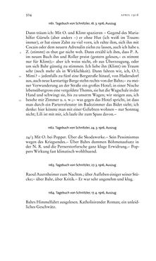 Image of the Page - 504 - in Arthur Schnitzler & Hermann Bahr - Briefwechsel, Aufzeichnungen, Dokumente 1891–1931