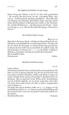 Bild der Seite - 561 - in Arthur Schnitzler & Hermann Bahr - Briefwechsel, Aufzeichnungen, Dokumente 1891–1931