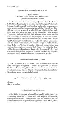 Bild der Seite - 601 - in Arthur Schnitzler & Hermann Bahr - Briefwechsel, Aufzeichnungen, Dokumente 1891–1931