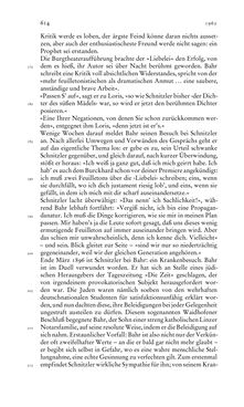 Image of the Page - 614 - in Arthur Schnitzler & Hermann Bahr - Briefwechsel, Aufzeichnungen, Dokumente 1891–1931