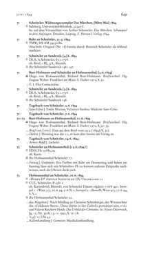 Bild der Seite - 649 - in Arthur Schnitzler & Hermann Bahr - Briefwechsel, Aufzeichnungen, Dokumente 1891–1931